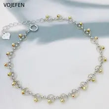 18K Gold Designer Charm Bracelet - Luxury AU750 Punk Jewelry 18cm