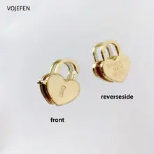 18K Gold Lock Pendant Buckle - Luxury Multi-Purpose Jewelry Accessory