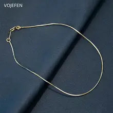 18K Gold Snake Charm Bracelet for Women - Luxury Layered Jewelry