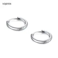 18K Gold Hoop Stud Earrings for Women - Real Yellow Gold Fine Jewelry