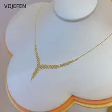 18K Gold Necklace - Bohemia Charm Choker & Tassel Chain Jewelry