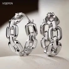 18K Gold Hoop Earrings for Women - Luxurious Yellow/White Gold Jewelry