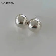 18K Gold Elegant Stud Earrings for Women - Luxury Wedding Jewelry
