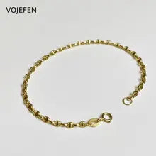 18K Gold Designer Bracelet - Luxury AU750 Pure Gold Charm Jewelry