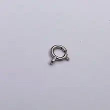 Sinya PT950 Platinum Spring Ring Clasp Pure Solid DIY Connector for Necklace Bracelets Chains Fine Jewelry Accessories - 5mm