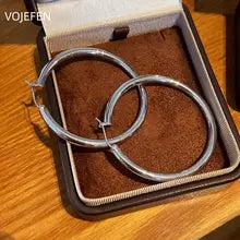 18K Gold Hoops Earrings for Women - Elegant Luxury Designer Jewelry