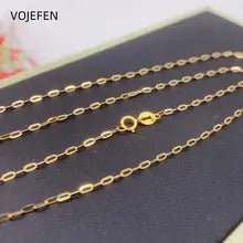 VOJEFEN 18k Gold Cross Necklace - Luxury Choker Jewelry for Parties