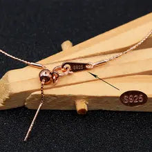 Sinya S925 Sterling Silver Adjustable Bangles DIY Universal Moving Beads Through The Heart Retractable Memory Bracelet