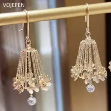 18K Gold Basket Hoop Earrings - Elegant Italian Jewelry for Women