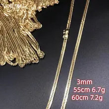 18K Gold Cuban Necklace - Luxury Choker for Christmas & Birthdays