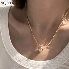 18K Gold Sun & Moon Pendant Necklace and Bracelet Set