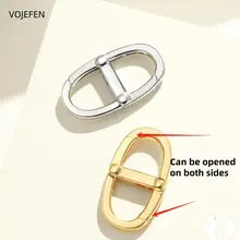 VOJEFEN 18K Gold Reversible Clasp - Multi-Purpose Jewelry Accessory