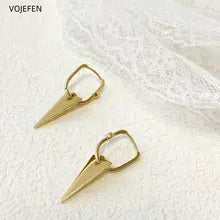 18K Gold Vintage Hoop Earrings for Women | Designer Luxury Jewelry