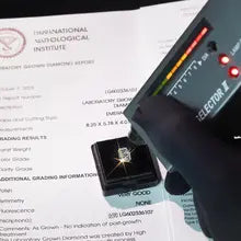 Lab-Certified Emerald Cut Diamonds 1-5ct - IGI Certified Quality