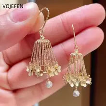 18K Gold Basket Hoop Earrings - Elegant Italian Jewelry for Women