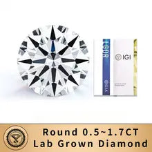 Messi Jewelry: Certified Lab Grown Diamonds 0.5ct to 2ct - IGI & GIA