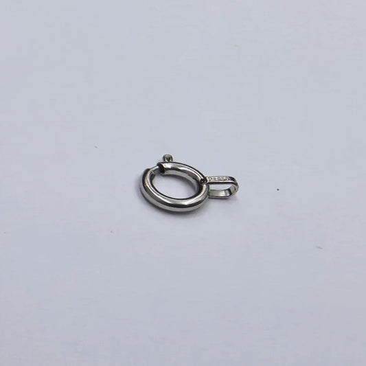 Sinya PT950 Platinum Spring Ring Clasp Pure Solid DIY Connector for Necklace Bracelets Chains Fine Jewelry Accessories - 5mm