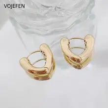 18K Gold Heart Hoop Earrings - Luxury Jewelry & Christmas Gifts