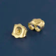 Sinya 18k Gold Earring Back Jewel Finding Ear Plug Au750 Fine Jewelry DIY Accessories High Quality On Sale - white gold color