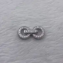 Sinya Fine Jewelry DIY Findings Pearl Necklace Bracelet Connector 925 Sterling Silver Chain Clasp Hot Sale Promotion - Silver