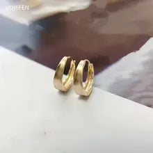 18K Gold Hoop Earrings for Women - Luxury Fine Jewelry, Casual Style