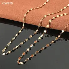 18k AU750 Pure Gold Lips Choker Necklace - Luxury Women’s Jewelry