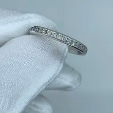 0.9CTW Lab-Created Diamond Eternity Band in 14K White Gold