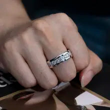 Custom 18k Gold Lab Grown Diamond Men's Rings by Messi Jewelry