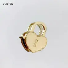 18K Gold Lock Pendant Buckle - Luxury Multi-Purpose Jewelry Accessory