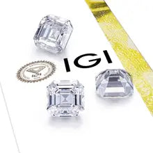 Messi Jewelry Asscher Lab Grown Diamonds | IGI Certified 1-5ct