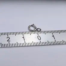 Sinya Pure Solid PT950 Fine Jewelry Accessories Platinum Spring Ring Clasp Lock DIY Connector for Necklace Bracelets Chains - 5mm