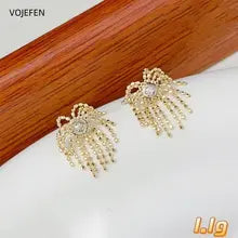 Luxury 18K Gold Flower Stud Earrings - Certified Designer Jewelry