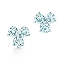 14k White Gold 3mm Round Lab-Grown Diamond Stud Earrings DEF VS-VVS