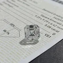 Messi Jewelry Asscher Lab Grown Diamonds | IGI Certified 1-5ct