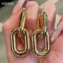 18K Gold Big Hoops Earrings for Women - Bold Luxury Jewelry