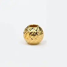 Pure 18k Gold Pineapple Bead Necklace Bracelet Anklet Earrings DIY Accessories Fine Jewelry Components Au750 Gold Spacer Beads - Rose gold color 2mm