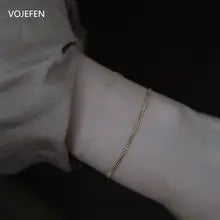 18k Gold Cuban Chain Bracelet for Women - Minimalist Luxury Jewelry