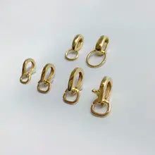 Sinya Fine Jewelry Universal Pendants Clasp Necklace DIY Accessories Pure Real 18k Gold Chainlink Clasp Stamp Au750 On Sale - C Yellow gold color