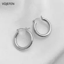 18K Gold Hanging Hoops Earrings for Women - Luxury Designer Jewelry