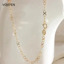 18k Gold Rope Chain Necklace - Personalized Luxury Jewelry - Certified 45cm