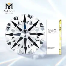 Messi Jewelry: IGI Certified Lab Grown Diamonds 1ct-5ct - VVS2 Quality