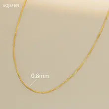 14K Gold Rope Necklace for Women | Elegant Tennis Chain Jewelry