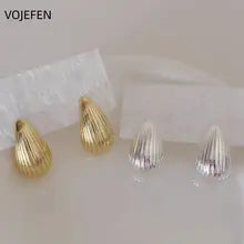 18K Gold Drop Earrings - Luxury Certified Designer Jewelry for Engagement