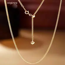 18k Gold Cuban Necklace for Women & Men - Luxury Miami Chain Jewelry