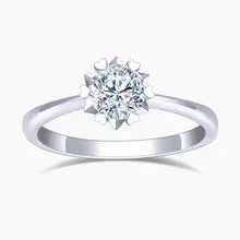 Messi Jewelry 18k Gold Lab Grown Diamond Ring - Perfect Gift for Her